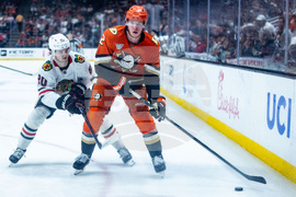 Blackhawks Ducks Hockey