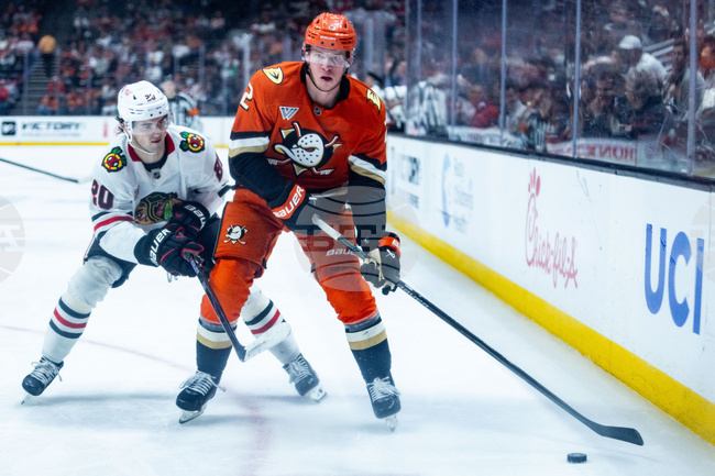 Blackhawks Ducks Hockey