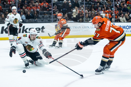 Blackhawks Ducks Hockey