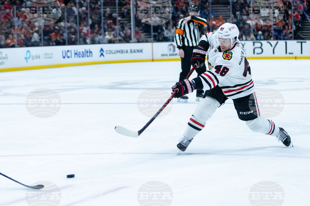 Blackhawks Ducks Hockey