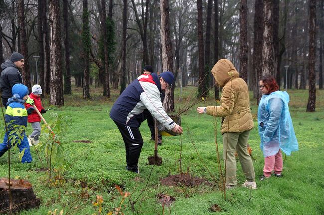Деца и родители залесиха района край градския стадион в Исперих, пострадал при пожар през лятото
