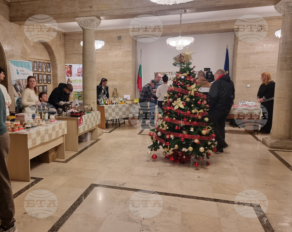 Министерство на труда и социалната политика - Коледен базар - „Коледа с кауза“