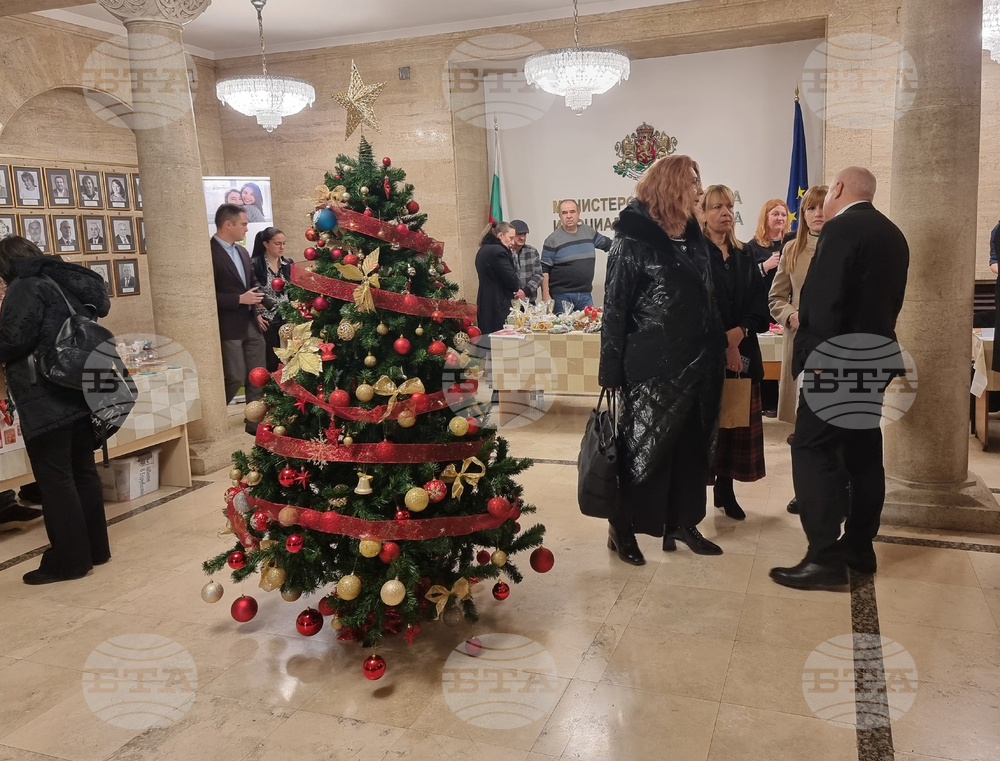Министерство на труда и социалната политика - Коледен базар - „Коледа с кауза“
