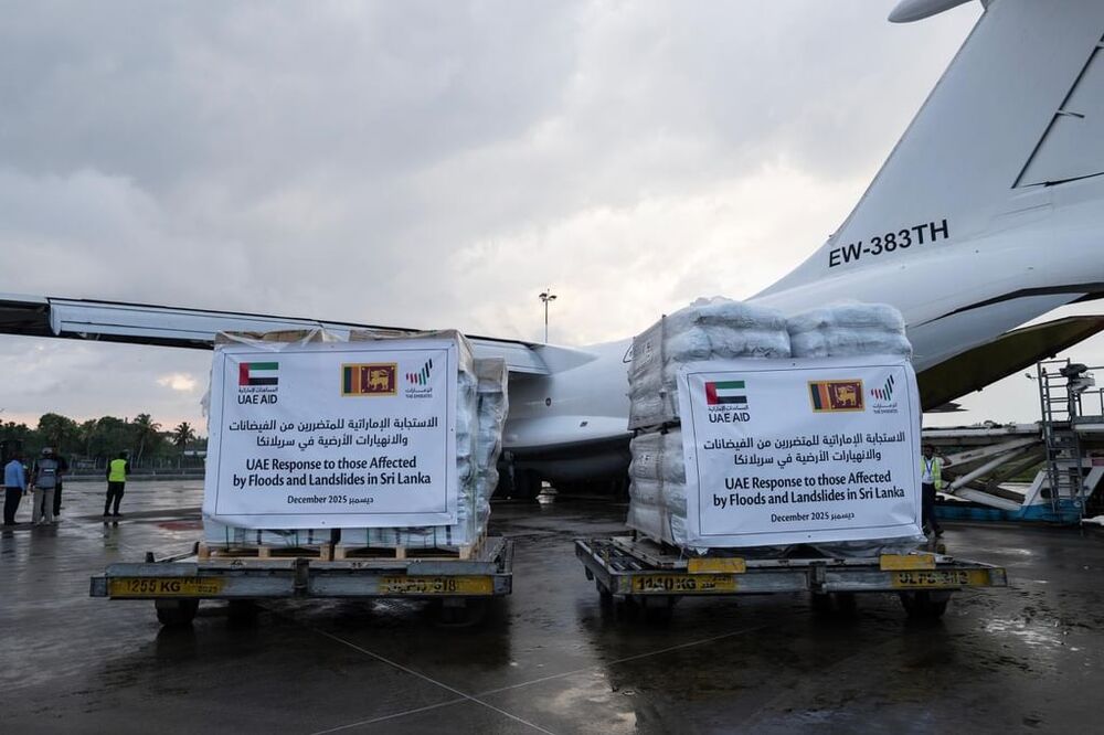 УАМ: ОАЕ изпратиха хуманитарна помощ за пострадалите от наводненията в Шри Ланка 