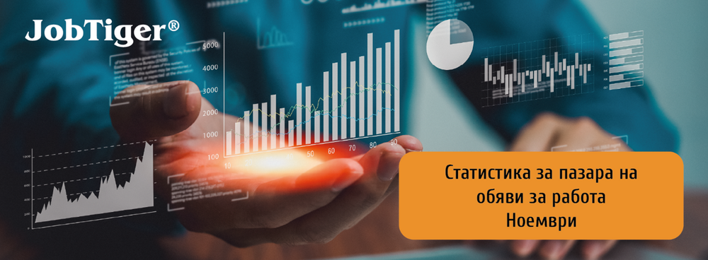 Обявите за работа в страната намаляват с 13 на сто през ноември на месечна база, сочи анализ