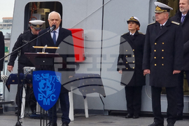 Варна - военен ритуал - кораб - флаг