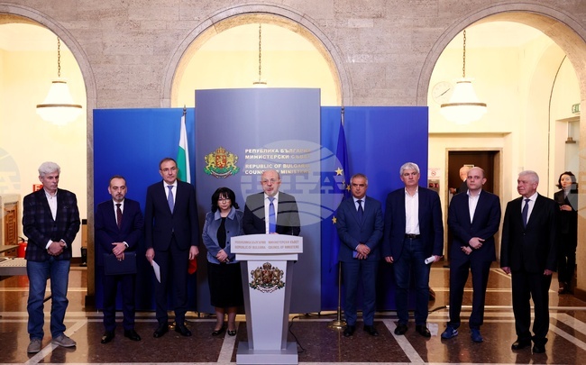 Министерски съвет - брифинг