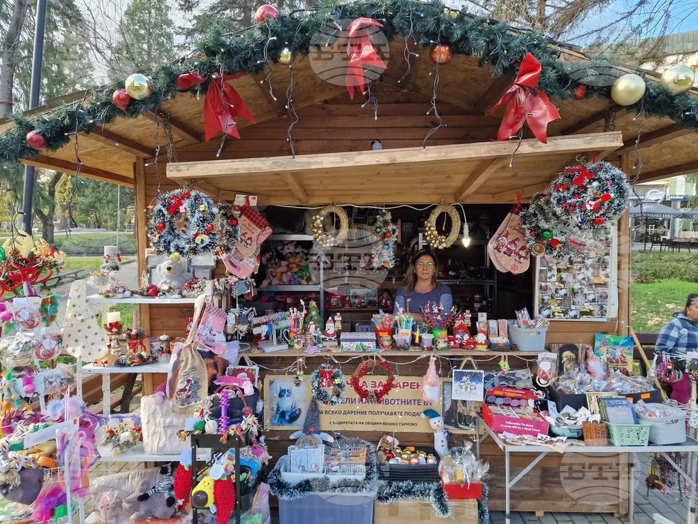 Велико Търново - Благотворителни къщички на Коледния базар