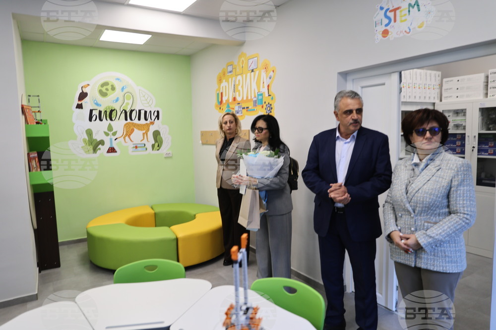 Село Скутаре - Красимир Вълчев - новоизградено STEM пространство - откриване