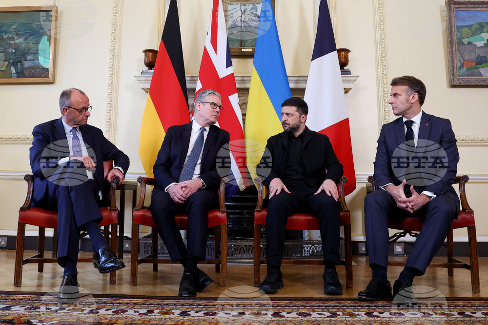 Стармър посрещна Зеленски, Мерц и Макрон в Лондон за преговори за Украйна