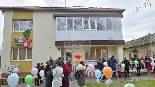 Обновената с европейски средства сграда на детска градина във видинското село Винарово бе открита на официална церемония
