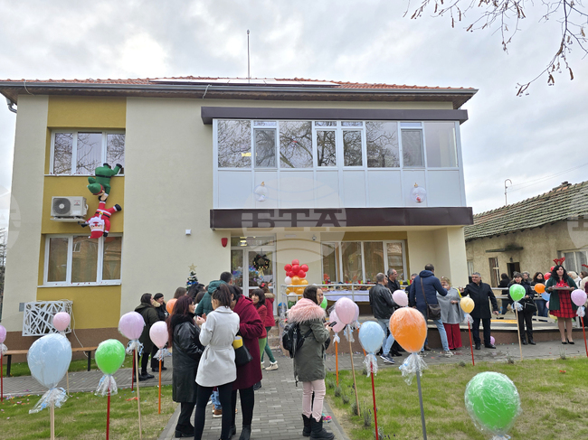 Обновената с европейски средства сграда на детска градина във видинското село Винарово бе открита на официална церемония