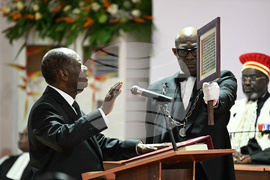 Ivory Coast-Inauguration