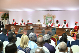 Ivory Coast-Inauguration