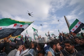 APTOPIX Syria Assad Fall Anniversary