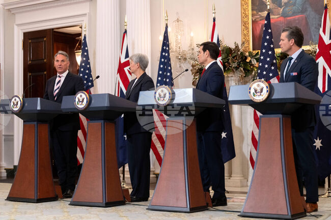 Държавният секретар и министърът на отбраната на САЩ разговарят с австралийските си колеги във Вашингтон; Китай е сред основните теми