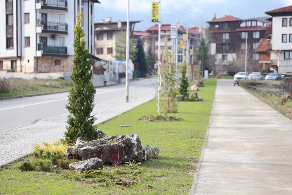 Община Банско: В Банско бе открита нова велоалея