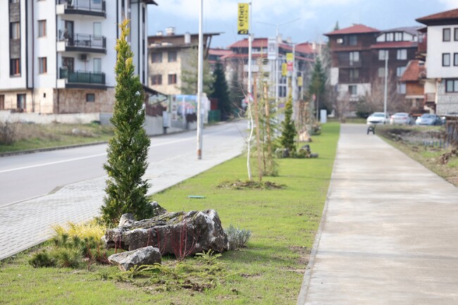 Община Банско: В Банско бе открита нова велоалея