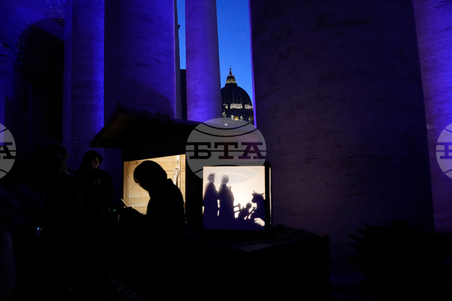 APTOPIX Vatican Nativity Exhibition