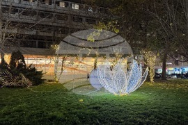 Казанлък - запалване на коледните светлини