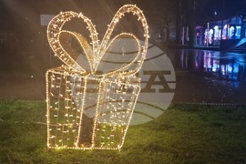 Троян - запалване на коледните светлини