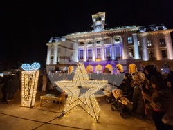 Сливен - елха - коледни светлини