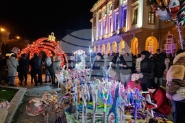 Сливен - елха - коледни светлини