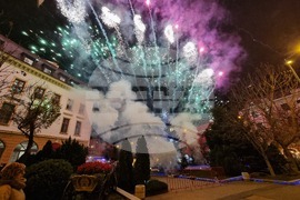 Сливен - елха - коледни светлини