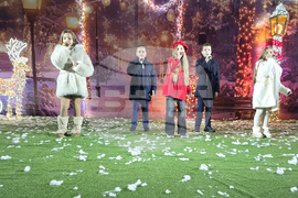 Петрич - коледна елха - запалване на светлините