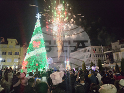 Петрич - коледна елха - запалване на светлините