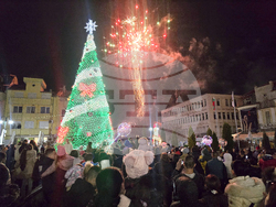 Петрич - коледна елха - запалване на светлините