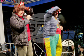 Разград - коледна елха - празнични светлини