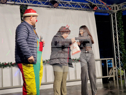 Разград - коледна елха - празнични светлини