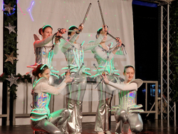 Разград - коледна елха - празнични светлини