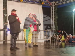 Разград - коледна елха - празнични светлини