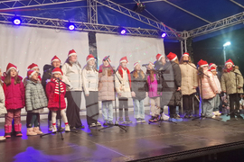 Разград - коледна елха - празнични светлини