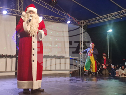 Разград - коледна елха - празнични светлини