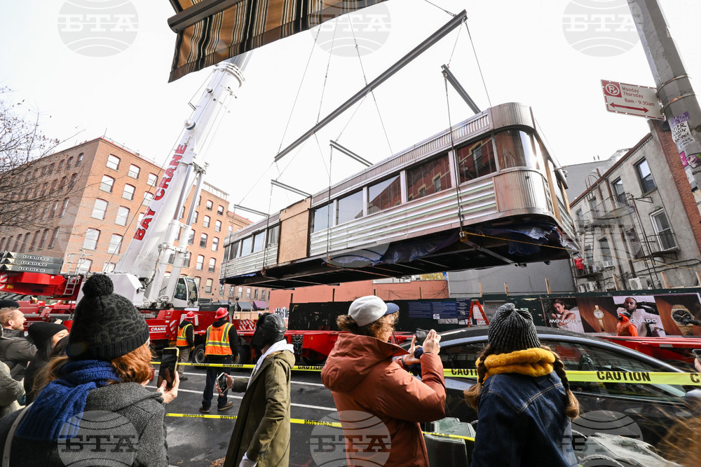 Iconic Diner Craned to New Home at Steiner Studios in Brooklyn