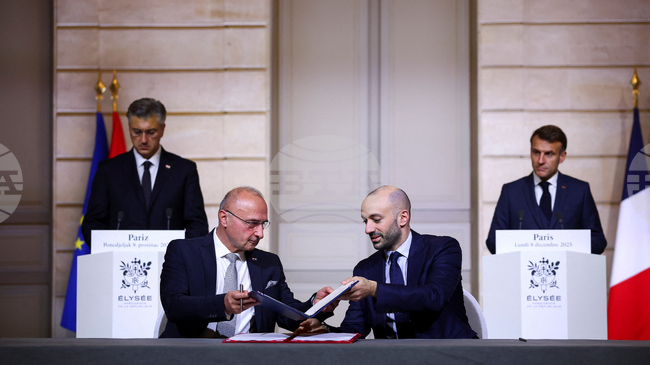 Пленкович обсъди с френския министър по европейските въпроси стратегическото партньорство и икономическото сътрудничество между Хърватия и Франция