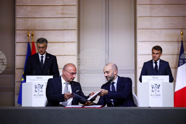 Пленкович обсъди с френския министър по европейските въпроси стратегическото партньорство и икономическото сътрудничество между Хърватия и Франция