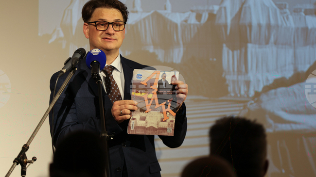 Culture Minister Bachev Marks Christo and Jeanne-Claude Anniversaries in Berlin