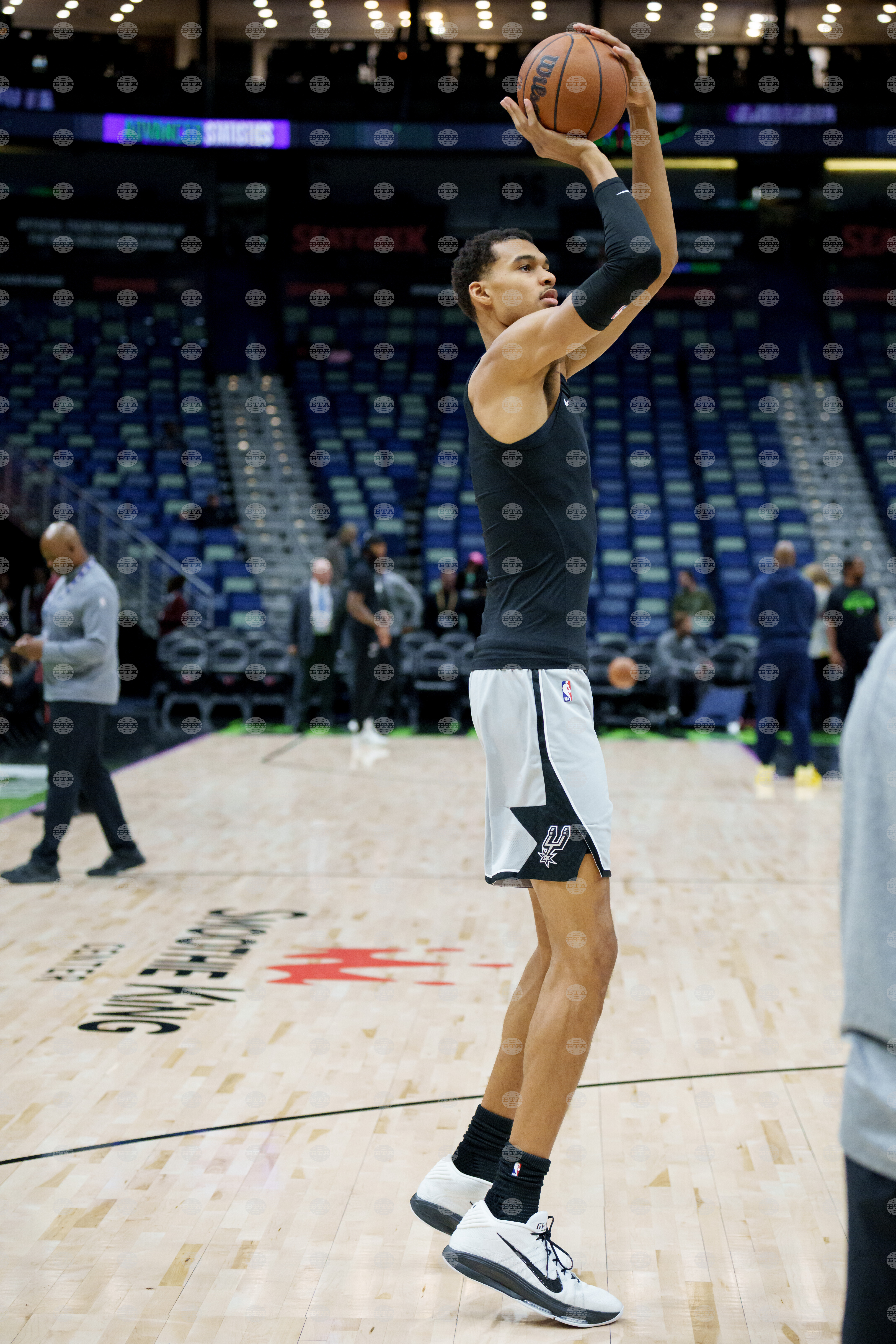 Spurs Pelicans Basketball