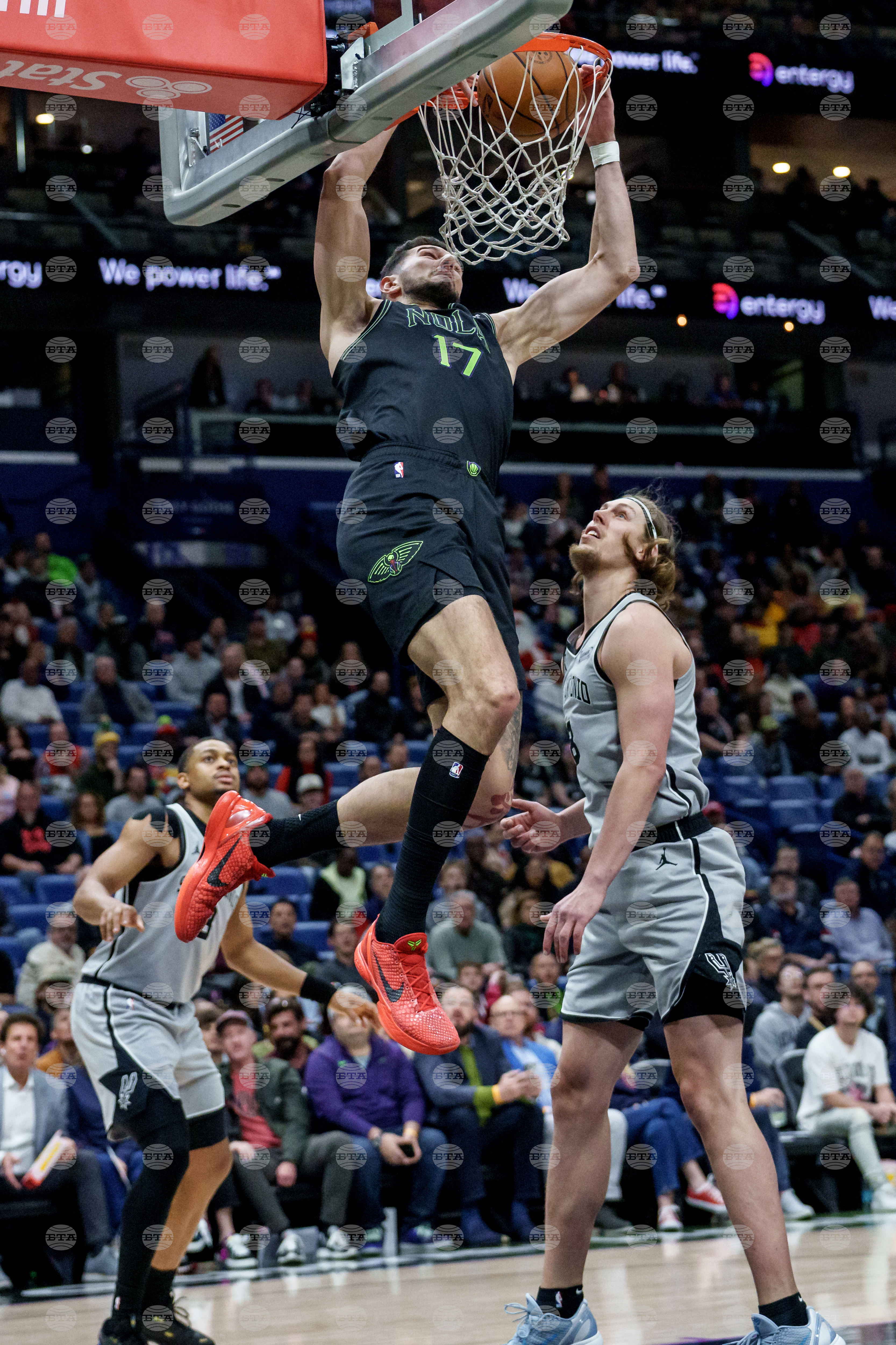 Spurs Pelicans Basketball