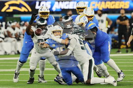 APTOPIX Eagles Chargers Football