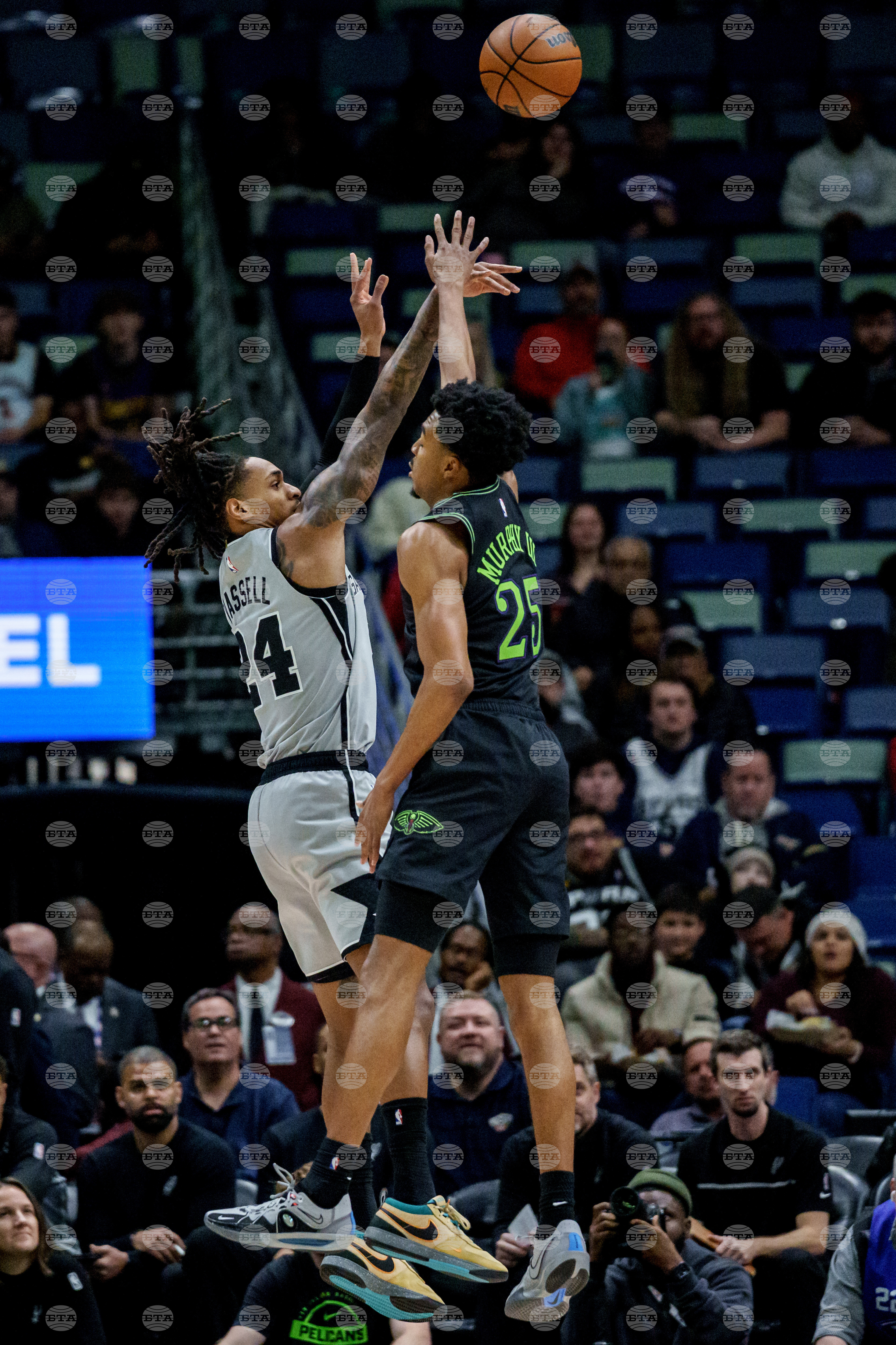 Spurs Pelicans Basketball