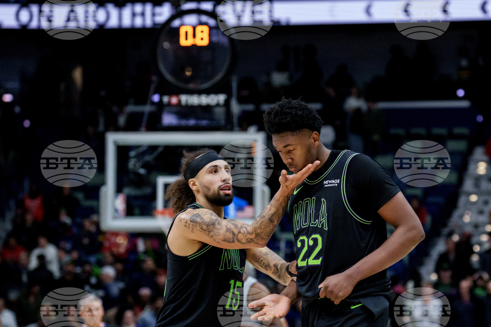 Spurs Pelicans Basketball