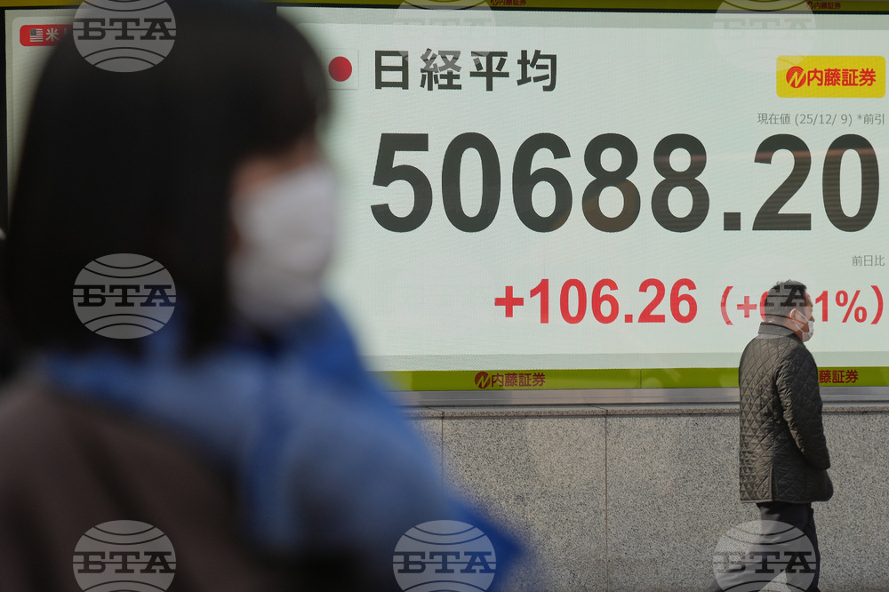 Индексите на борсата в Токио се повишиха след спад на Уолстрийт