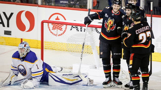 Калгари вкара седем гола на Бъфало в мач от редовния сезон на Националната хокейна лига