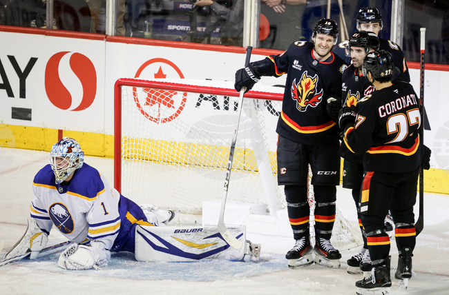 Калгари вкара седем гола на Бъфало в мач от редовния сезон на Националната хокейна лига