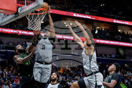 Spurs Pelicans Basketball